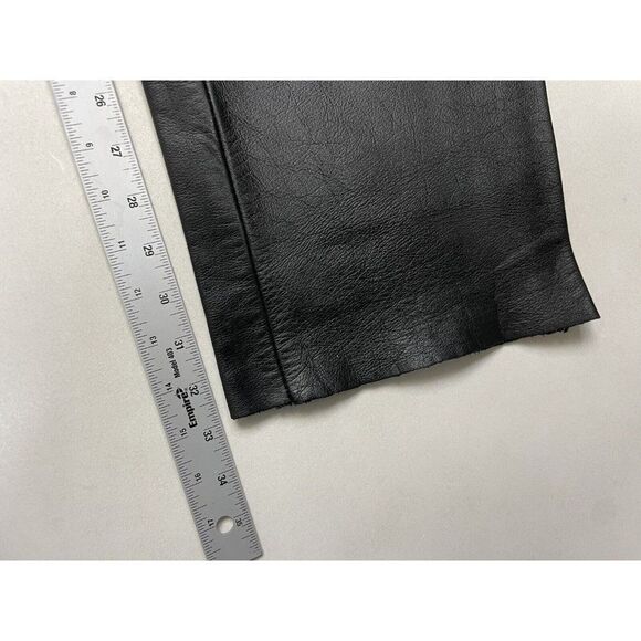 VINTAGE Wilsons Leather Pants Men Size 28 x 34 Black Tag size 32 USA 90s - Picture 11 of 11